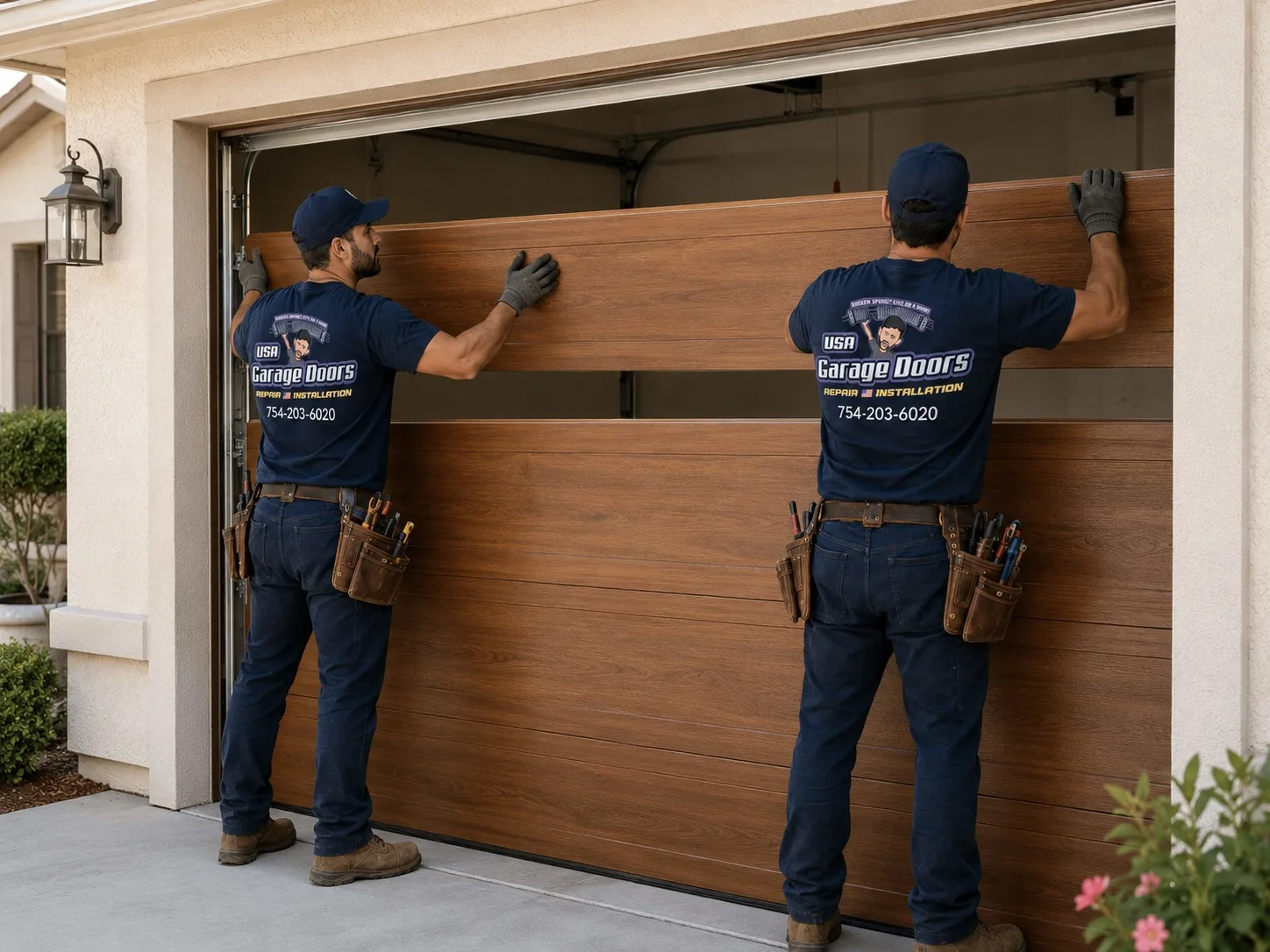 New Garage Door Installation Hurricane Rated