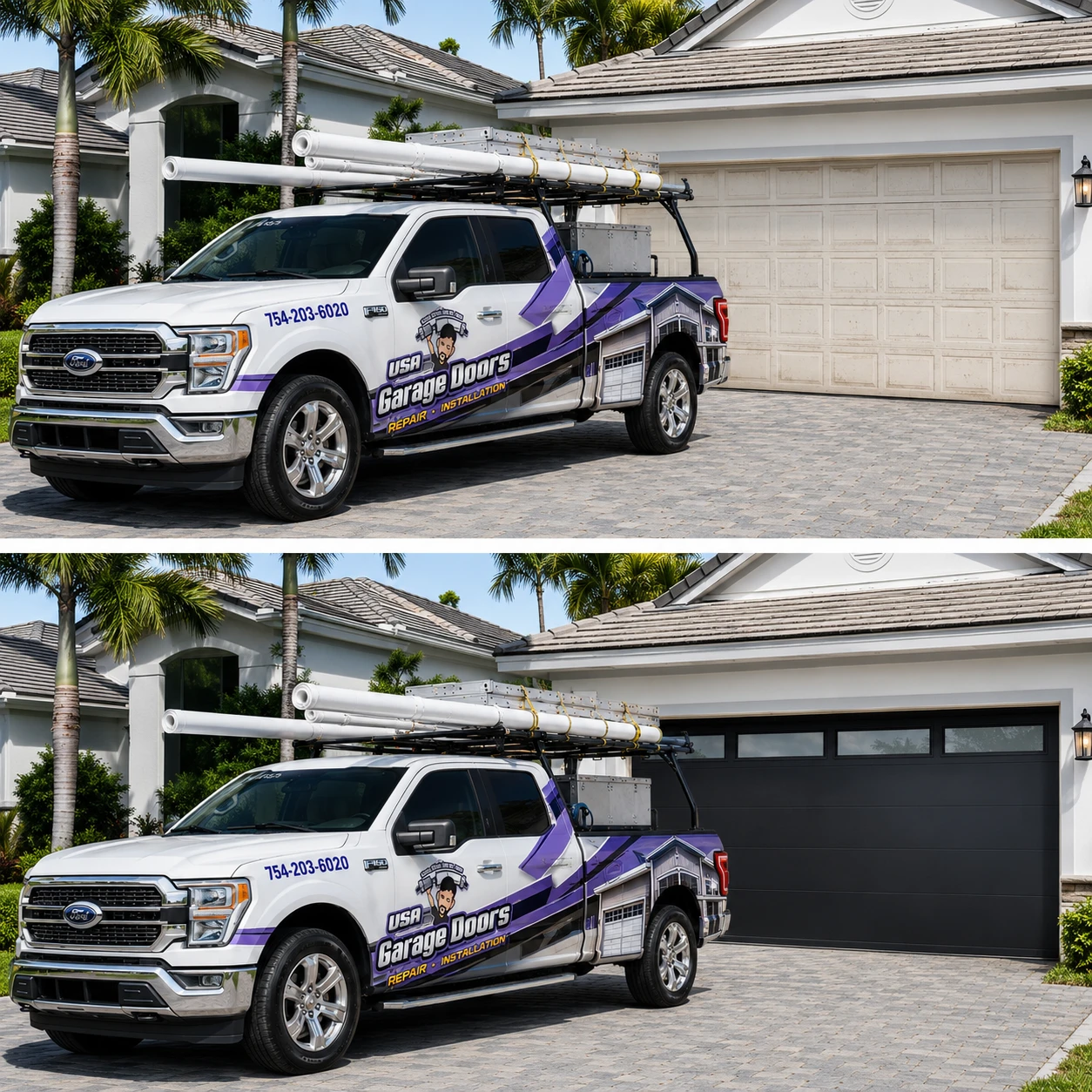 New Garage Door Installation Hurricane Rated