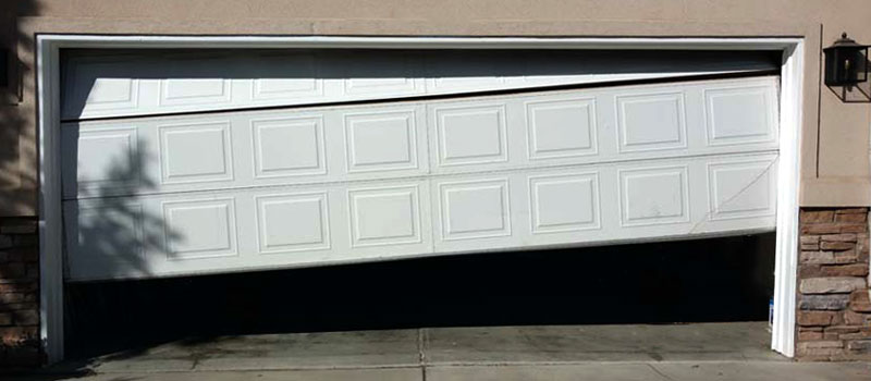 Garage door off-track